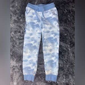 Mightly Cloud Print Kids Pants Size XS